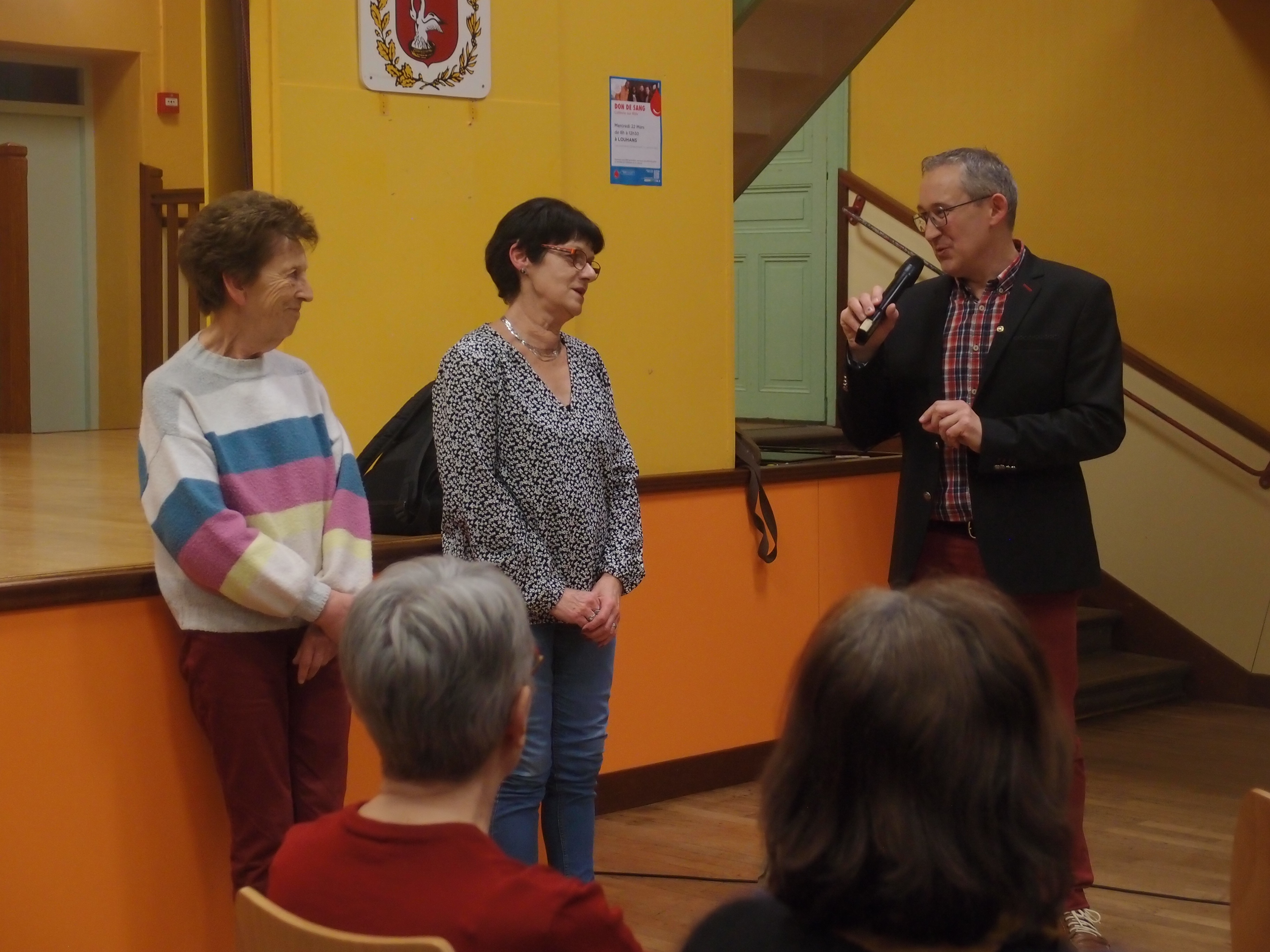 Annette et Martine à l'honneur lors de l'assemblée