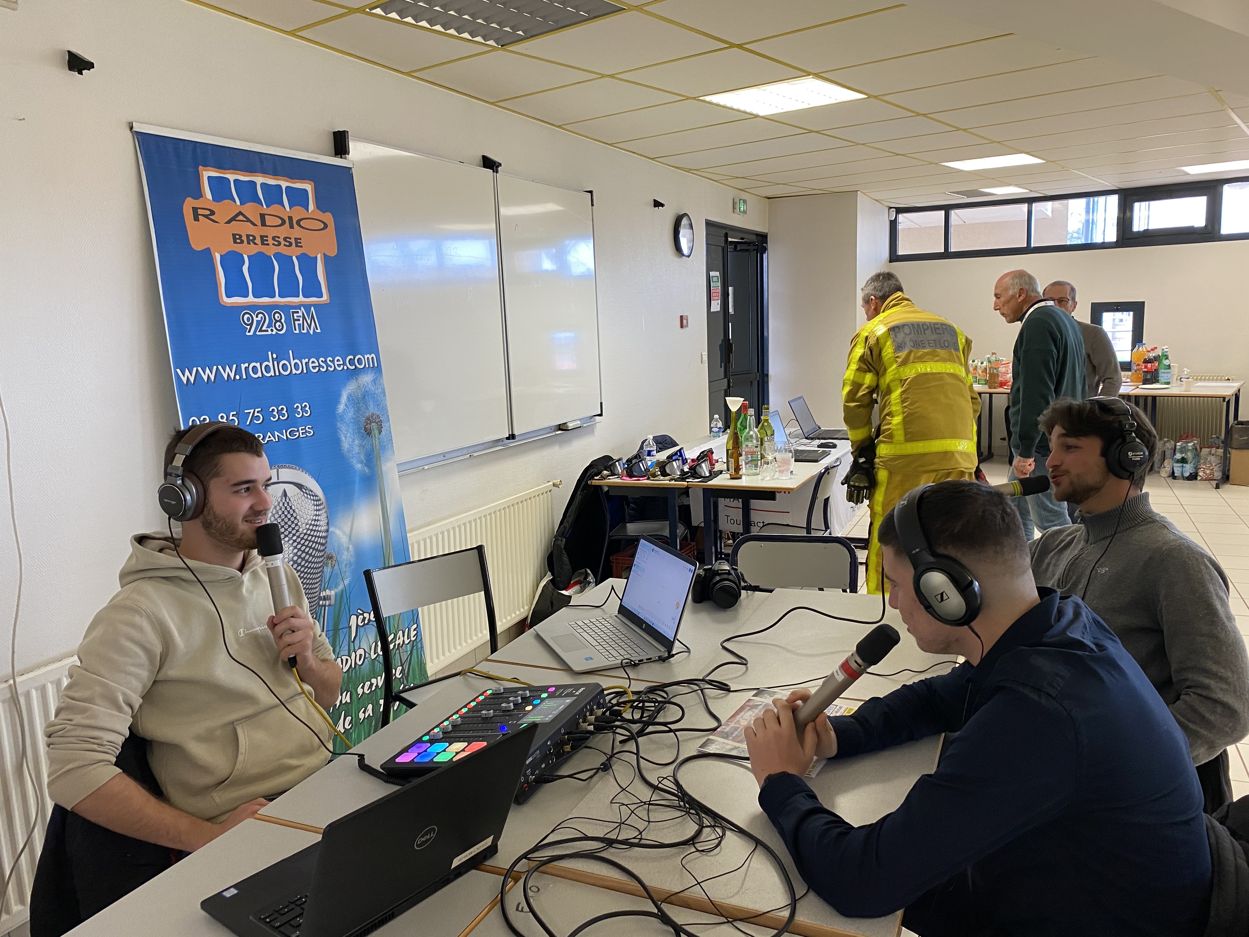 Emission "Sécurité routière" en direct de l'IUT de Chalon S/S avec Léandre