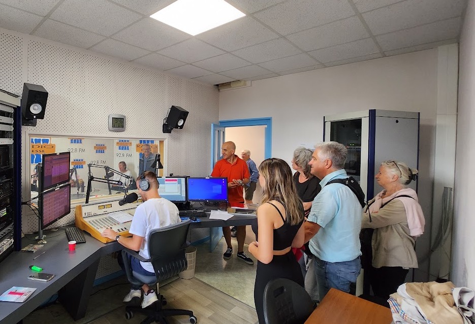 Portes ouvertes, dans le studio
