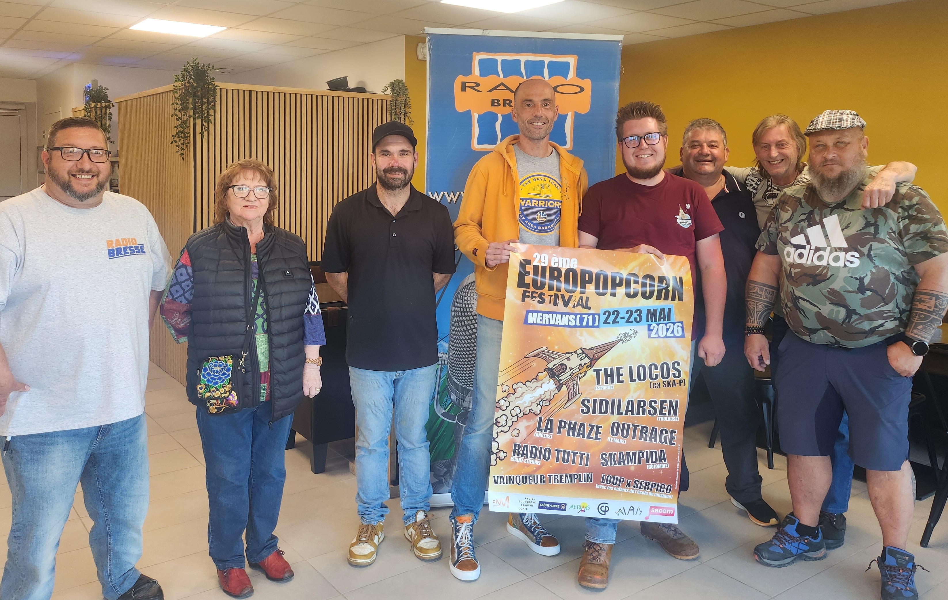 Libre antenne spéciale Europopcorn à Mervans