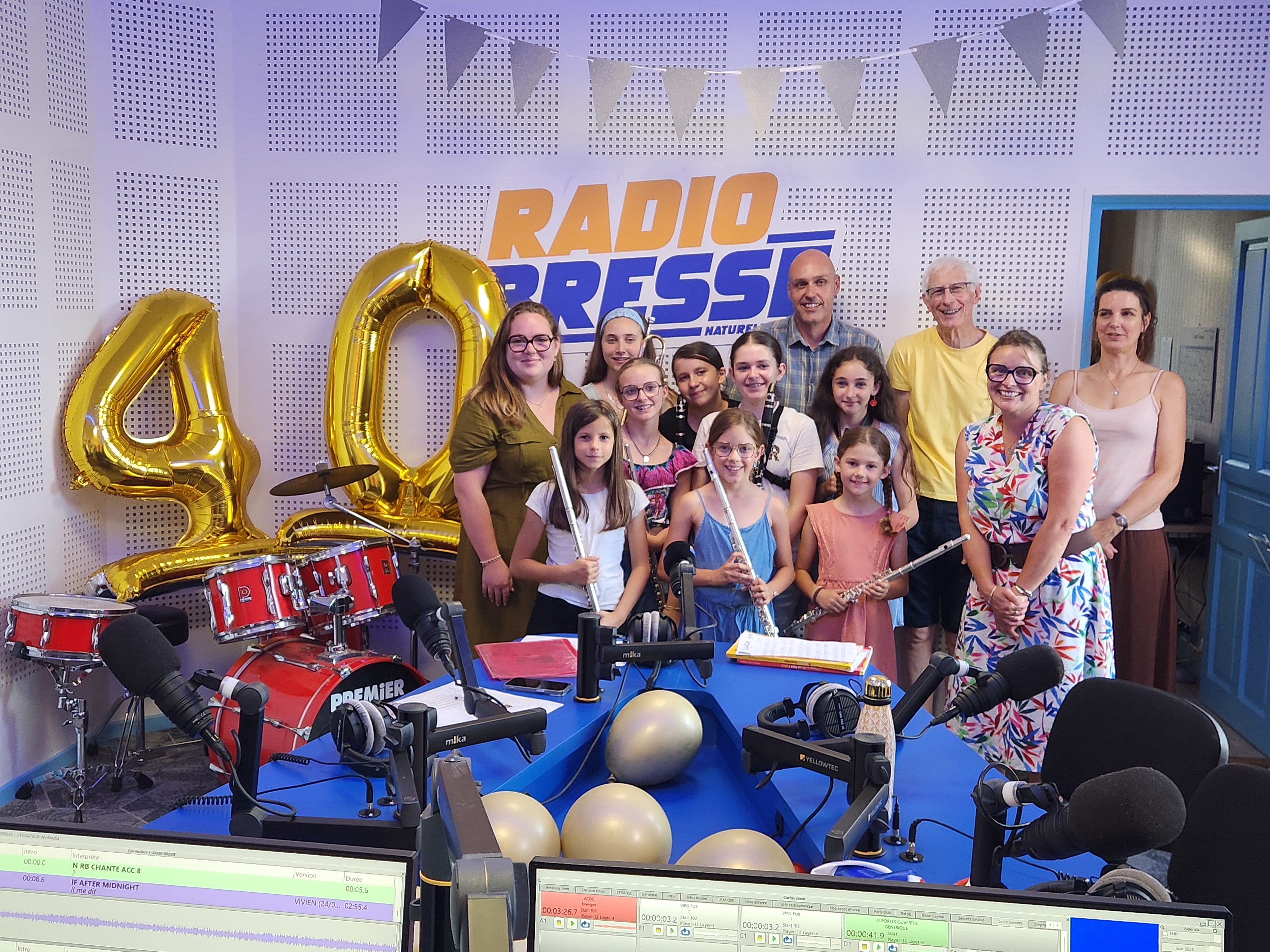 Musicalement, Florian a reçu l'école de musique de Branges